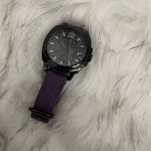 Coach Watch - Black and Purple